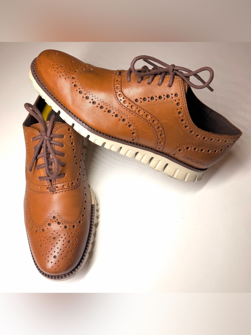 Cole Haan Men's ZERØGRAND Lace-Up Wingtip Oxford Shoes Size- 7 M